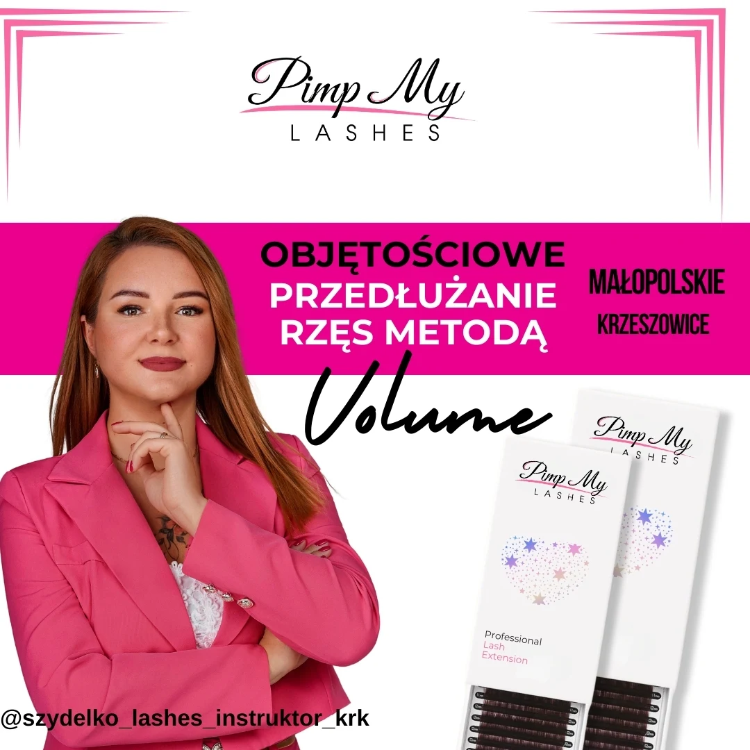 Objętościowe przedłużanie rzęs metodą Volume